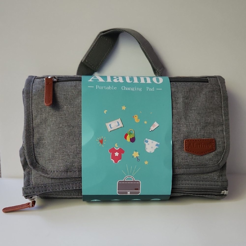 Gray and Brown Toiletry Bags with Modern Design